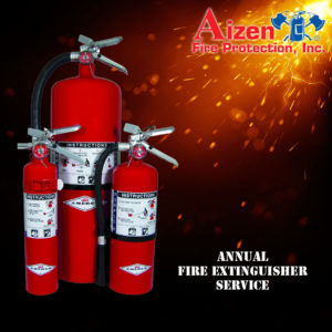 Portable Fire Extinguisher Service Aizen Fire Protectio